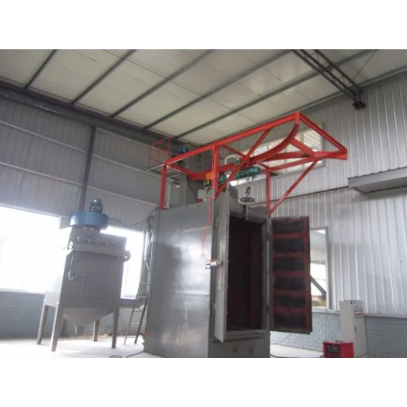 Large automatic shot blast machine cleaning hook shot blast machine double hook shot blast machine Cast Iron Components