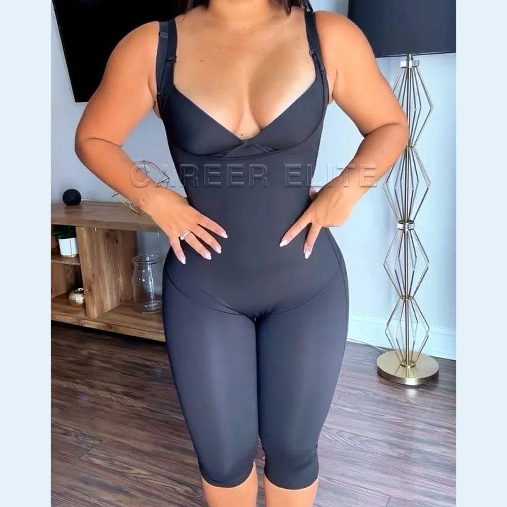 Fajas Colombiana for Women Sculpting Hourglass Girdle Post-Surgical Flat Abdomen Sheath Knee  Length Pants Push Up Body Shaper