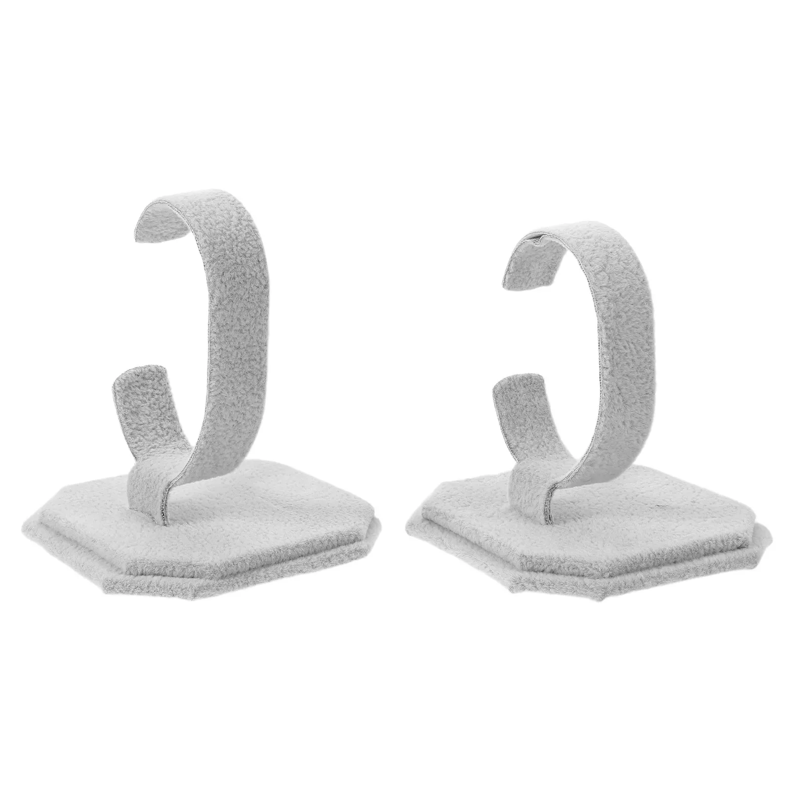 C Shape Single Watch Display Stand Black Jewelry Bracelet Bangle Holder Small Watch Display Rack for Home Store