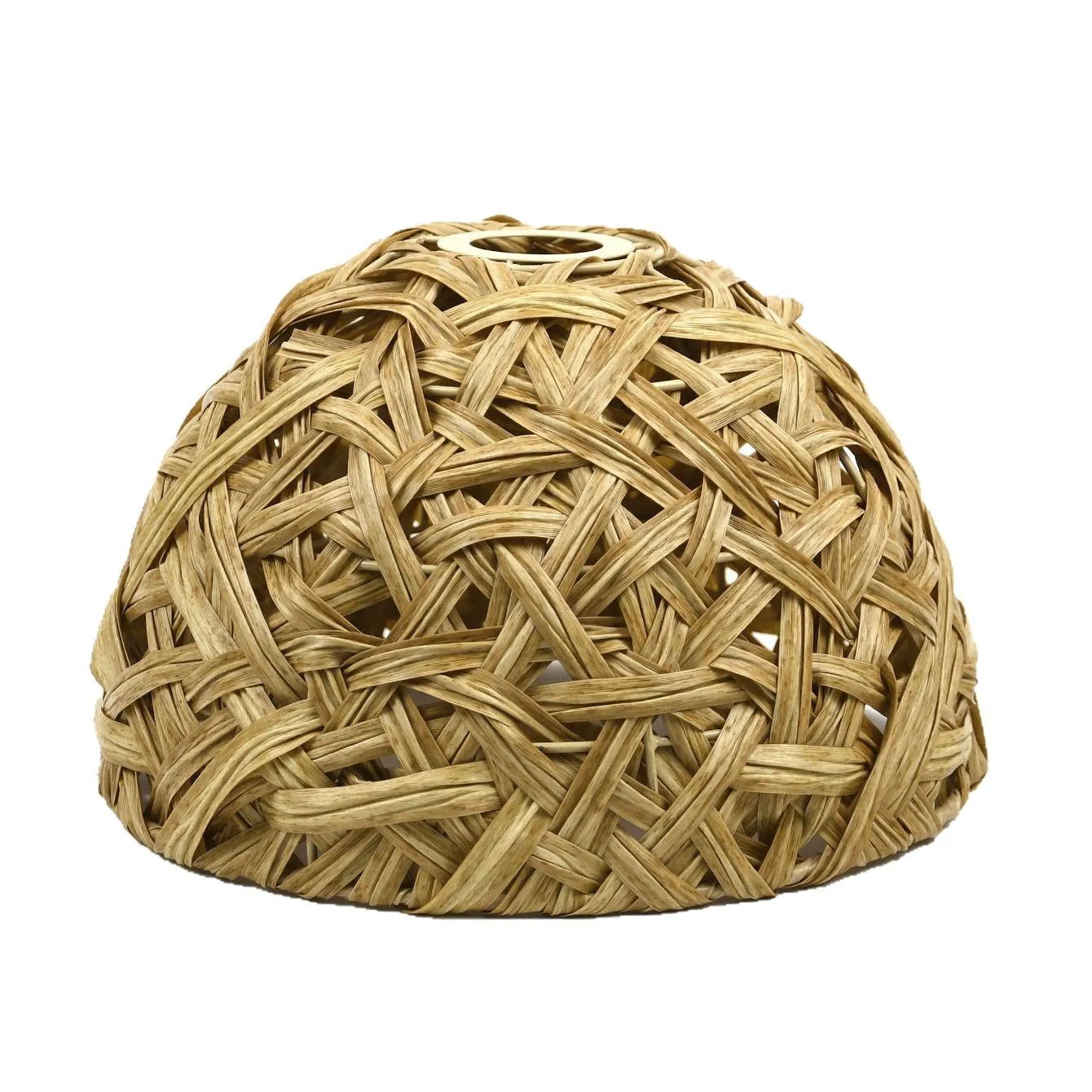 غطاء ديكور فني خفيف ورق قلادة فريدة من نوعها أنيقة الإضاءة المنسوجة تركيبات مصباح عاكس الضوء الإبداعي بوهو الظل اليدوية