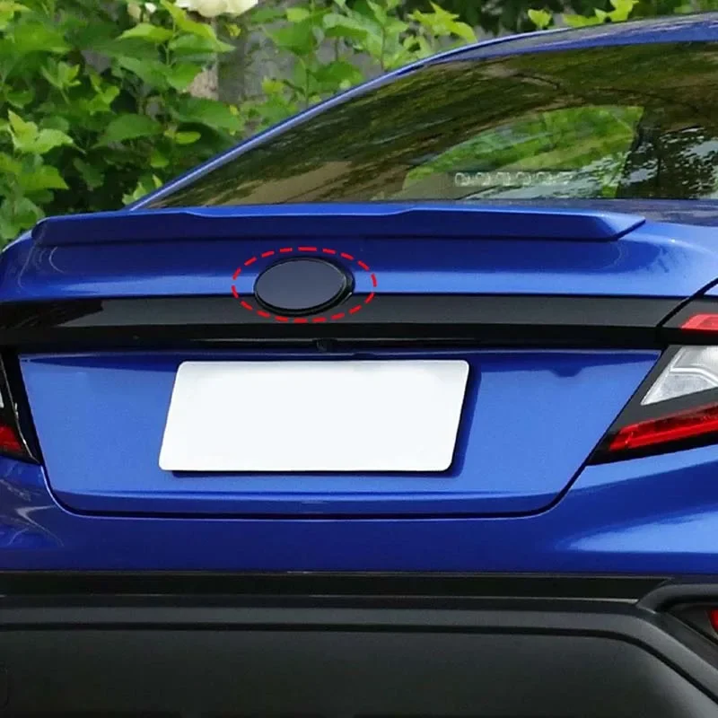 Para subaru wrx 2022-2025 abs preto logotipo traseiro do carro capa de proteção decorativa adesivo acessórios do carro