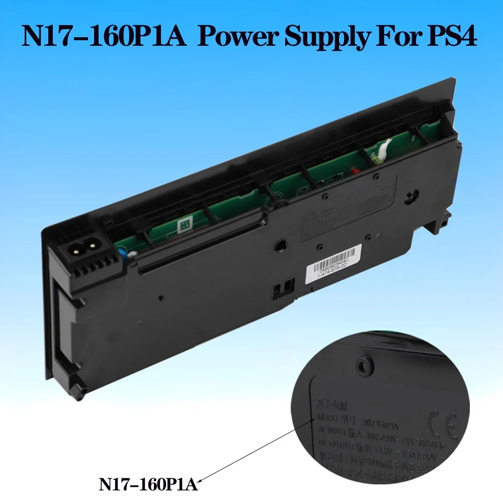 

New Power Adapter N17-160P1A ADP-160FR for PS4 Slim Console for PS4 Slim CUH-2215A CUH-2215B Replacement Power Supply