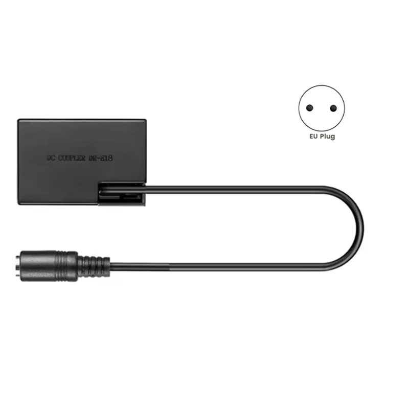 ABJF-DC Koppler ACK-E18 DR-E18 AC Power Adapter LP-E17 Dummy Batterie Kit Für Canon EOS Rebel SL2 SL3 T6i T6S T7i T8i 200D II EU
