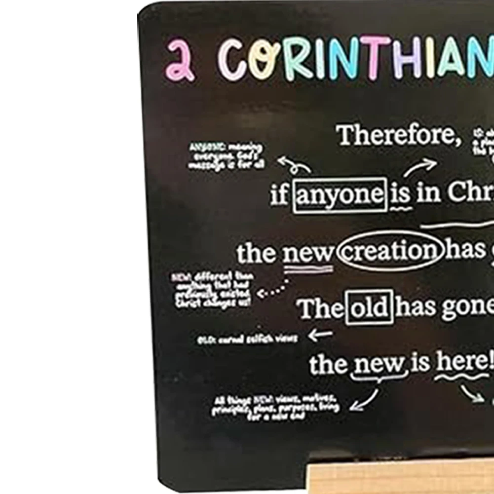 52 قطعة/مجموعة من بطاقات الكتاب المقدس مع حامل خشبي، بطاقات ذاكرة الكتاب المقدس اليومية، بطاقات آية الكتاب المقدس لكل أسبوع من السنة