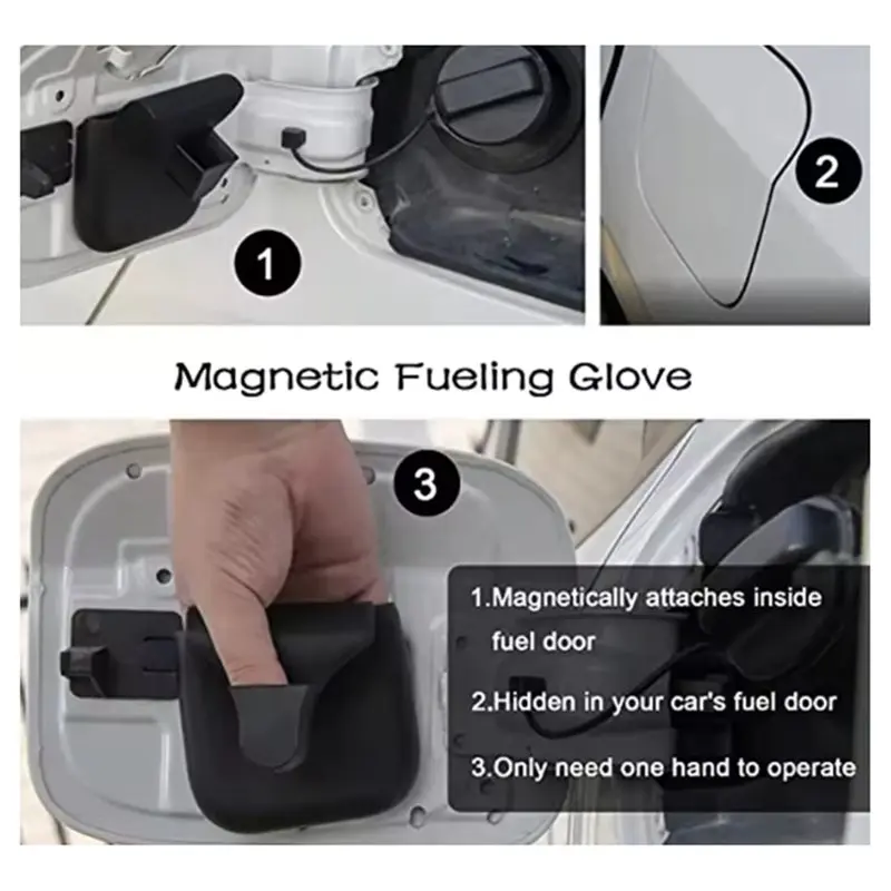 New Design~ 2X Universal Silicone Fueling Glove Reusable Fueling Gloves Anti-Static Gloves