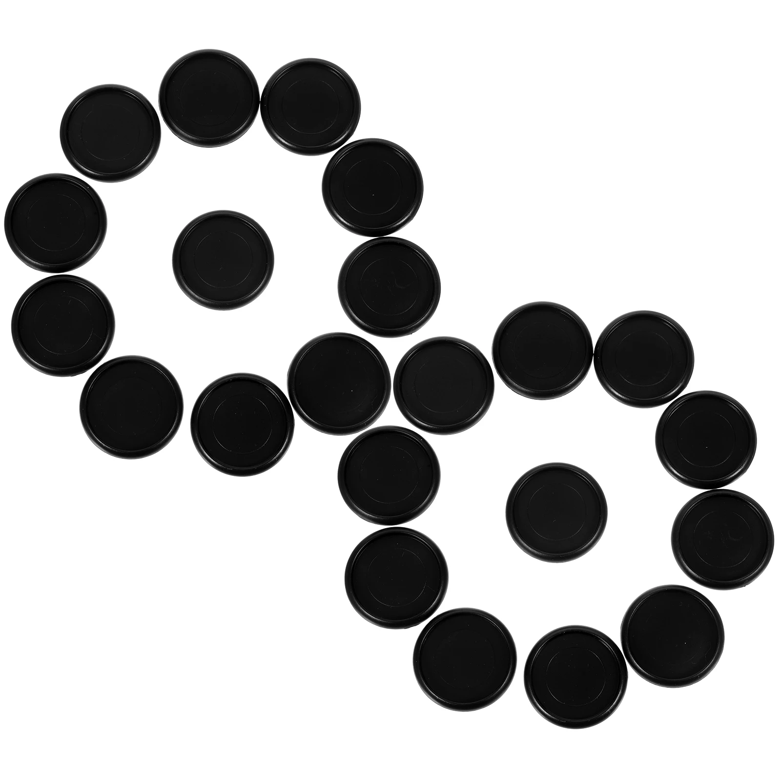 

22pcs Expansion Discs Black 28mm Binder Binder Supplies Discs Round Office Supplies Notebook Binding Tools Plastic