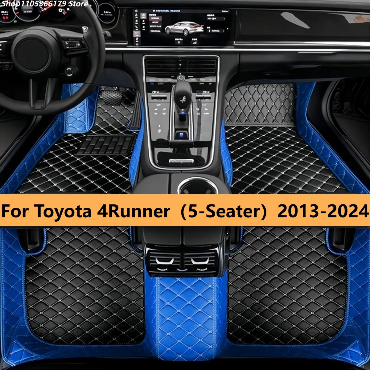 

Car Floor Mats For Toyota 4Runner（5-Seater）2013-2024 All Weather Waterproof Car Floor Mats Interior Accessories
