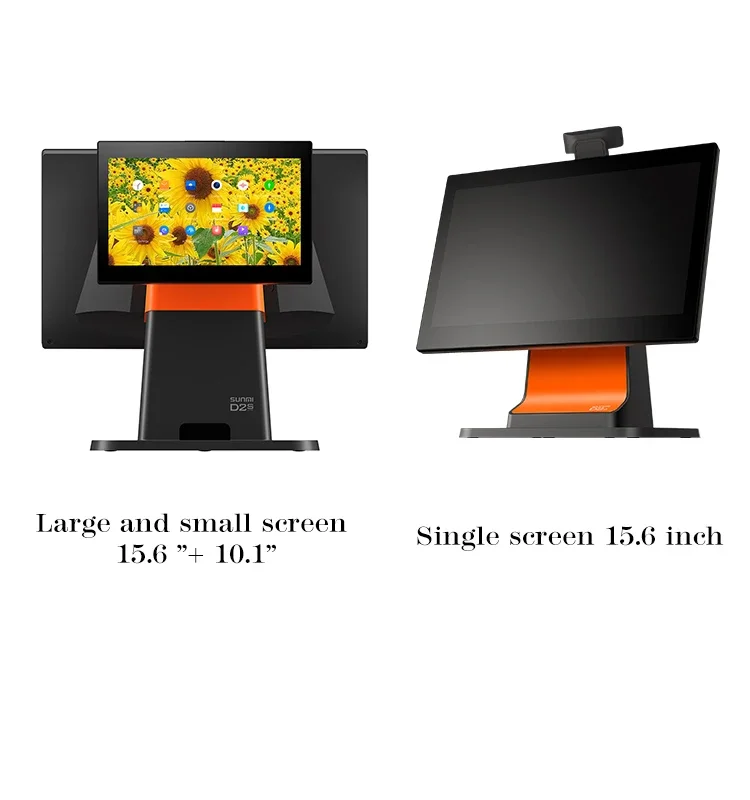 

-For Sunmi Pos Cash Register Pos System Dual Screen Point Of Sale System For Retail