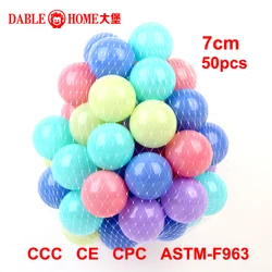 Ocean Ball Outdoor Sport Plastic with  Playpen Eco-Friendly Water Pool Wave Pit 7cm50pcs Stress Air Funny Toys for Children