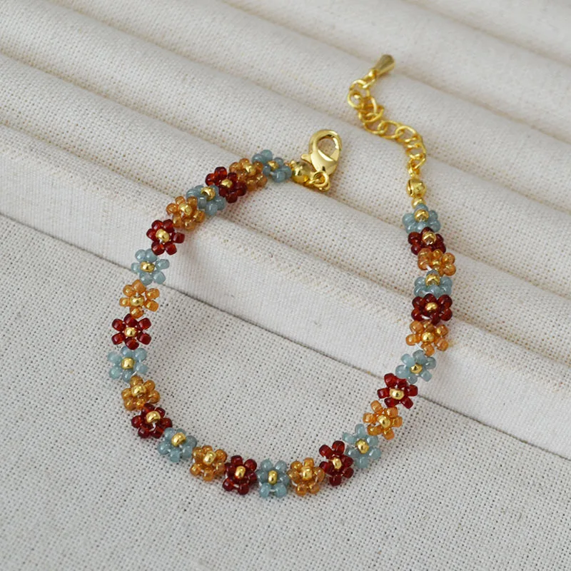 bracciale-e-collana-da-donna-con-perline-di-fiori-intrecciati-a-mano-bohemien-design-di-nicchia-artistico-retro-ideale-per-l'uso-quotidiano-e-nel-festival