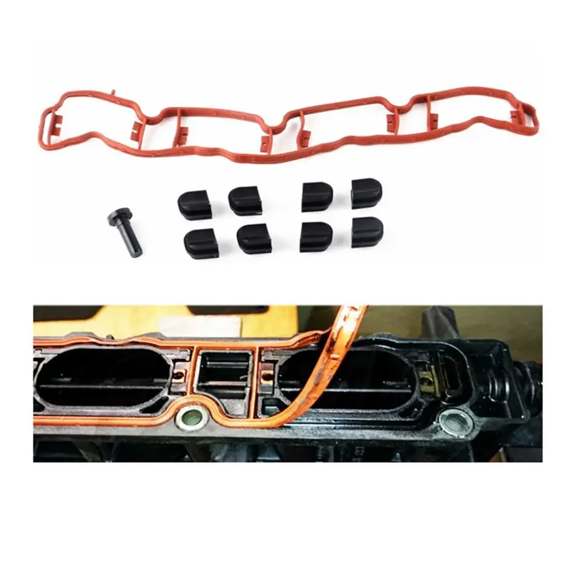06F133201P Intake Manifold Runner Flap Delete Gasket Swirl Valve Assembly For Skoda Seat EA113 2.0 TFSI Bop-021 Parts A-A54