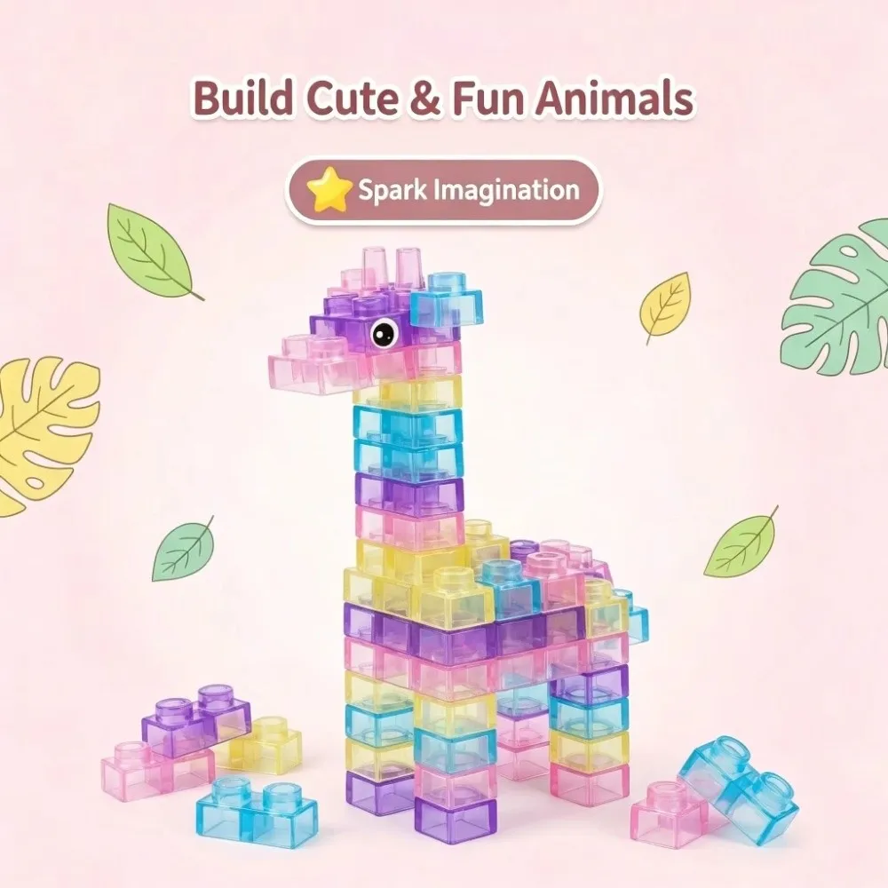 Soft Jelly Jelly Building Blocks Rubber Stackable Squishy Building Blocks Transparent Twistable Soft Jelly Blocks Teens