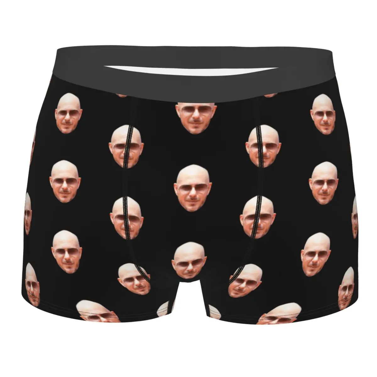 Men Pitbull Mr Worldwide Boxer Shorts Panties Soft Underwear Homme Hot Underpants