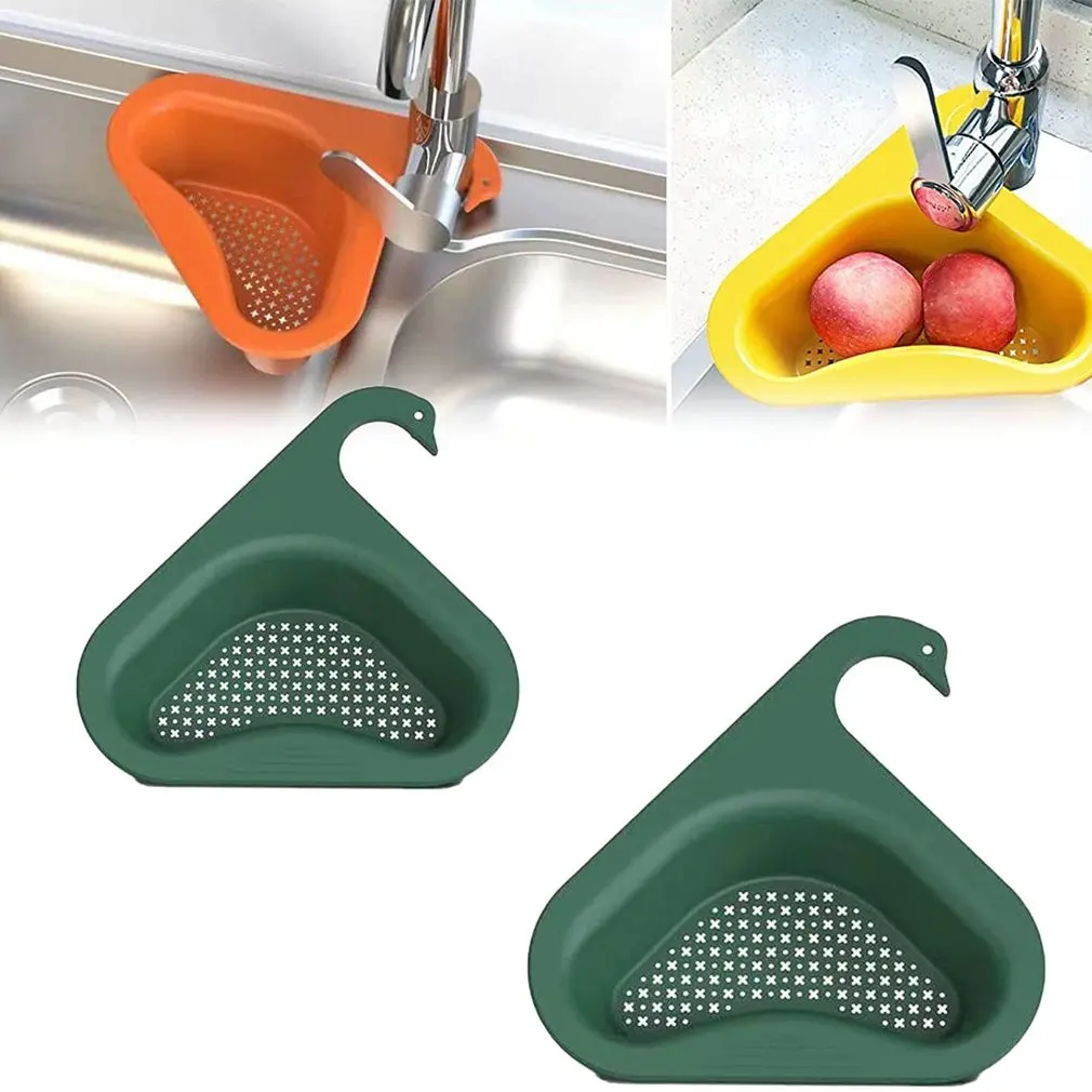 1/4Pc Thoát Giá Tam Giác Bồn Rửa Dụng Nhà Bếp Giá Để Đồ Đa Năng Rau Củ Quả Điện Giỏ Đựng Đồ Nhà Bếp Nhà Tổ Chức Bồn Rửa Kệ