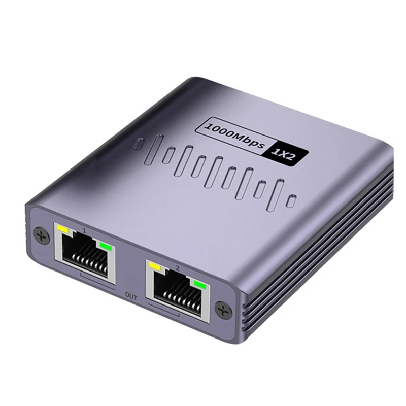 Network Cable Splitter, Gigabit Network Port, One To Two Allocation, Interface Extension, One To Two Conversion