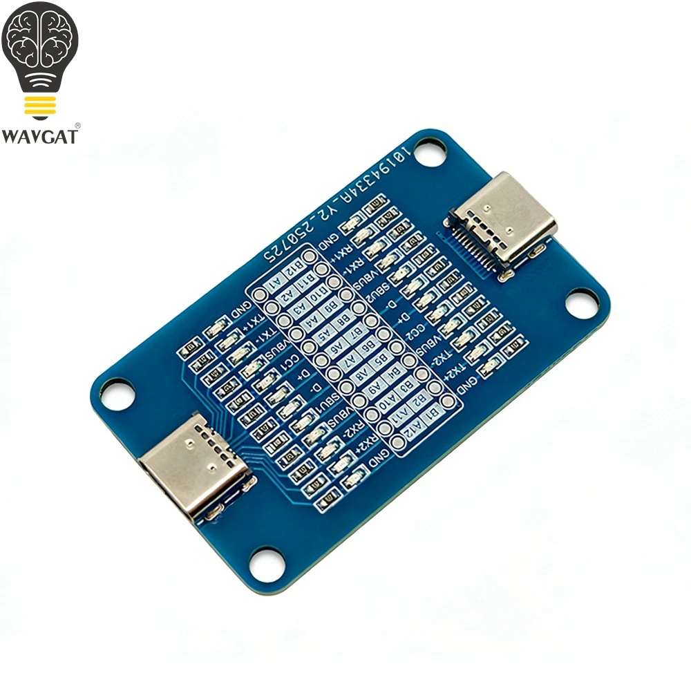 Dual-headed Type-C Fast Charging Cable Testing Module Type C to Type C Cable Testing Module Portable LED Indicator Cable Tester