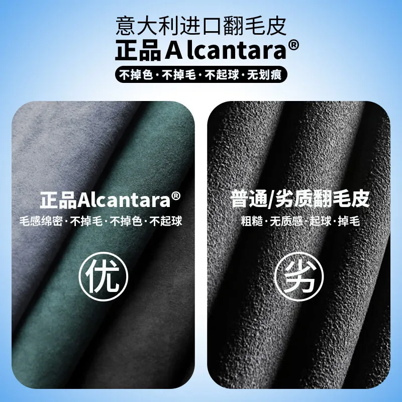 Suitable for Maserati Ghibli GT Levante Quattroporte President Series Grecale Alcantara suede key cover keychain car parts keybo