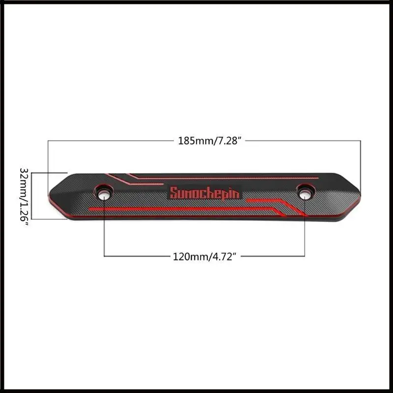 تعديل دراجة كاتم الصوت العادم العالمي للدراجة النارية على دراجة نارية حارس دراجة نارية