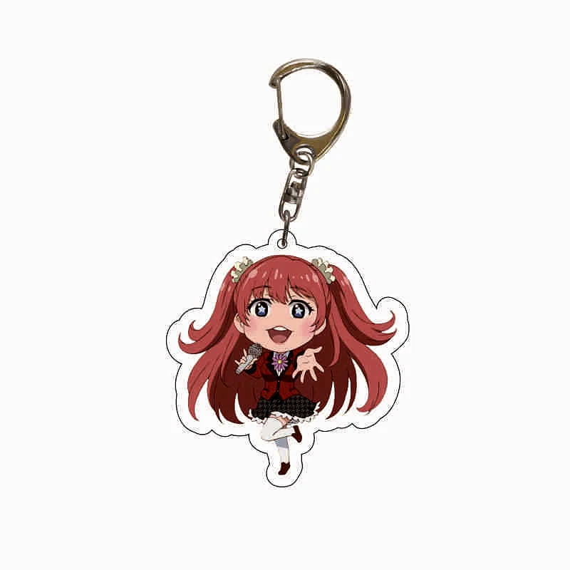 Kakegurui Yomotsuki Runa Jabami Yumekoi Cute Anime Keychains Anime Keyrings Bag Tag Cos Accessory