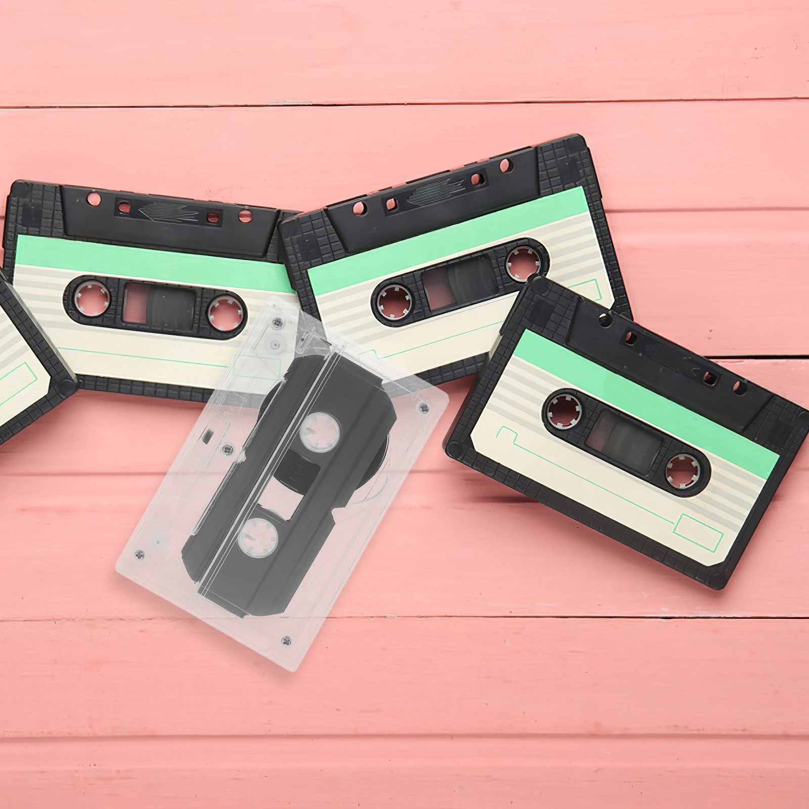 

Rustic Blank Audio Cassette Plastic Wall Decor Diy Handcraft Accessory For Home Office Living Room Decoration Small Empty