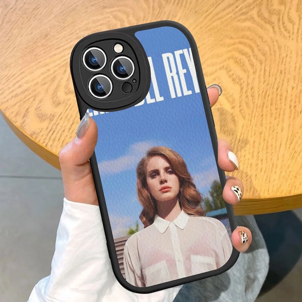 L-Lana-Del-Rey Singer Phone Case Hard Leather For iPhone 14 13 12 Mini 11 14 Pro Max Xs X Xr 7 8 Plus Fundas