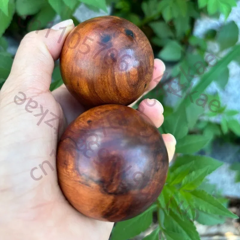 Hand-Carved Jujube Wood Baoding Balls - 2