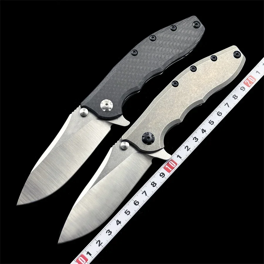 OK 0562CF 0562TI Flipper CPM-20CV  Bearing Outdoor Camping Hunting Pocket EDC Folding Knife