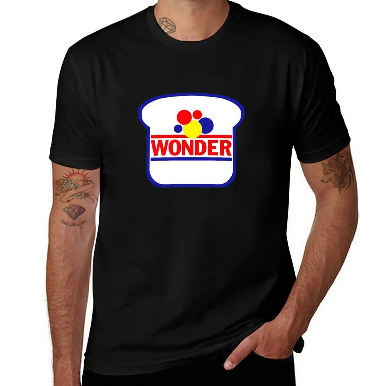 Wonder Bread T-Shirt Active Wear Sports for Men T-Shirt