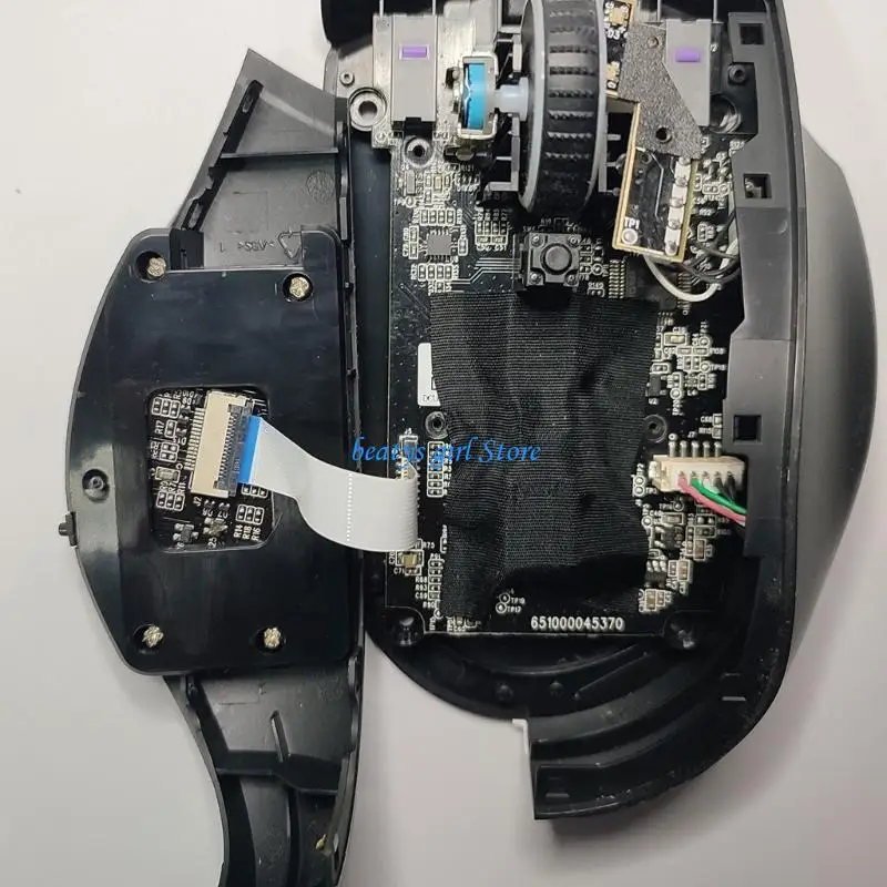 C7AB Mouse Side Motherboard Board Circle Cable for Nagax Mouse Cable مسطح مرن بدون Microswitches #3