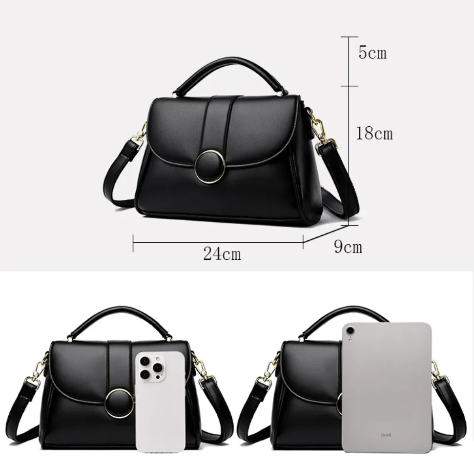 Luxury Designer Women Purses and Handbags Fashion Shoulder Crossbody Bags for Women 2024 High Quality Soft Leather Tote Handbags