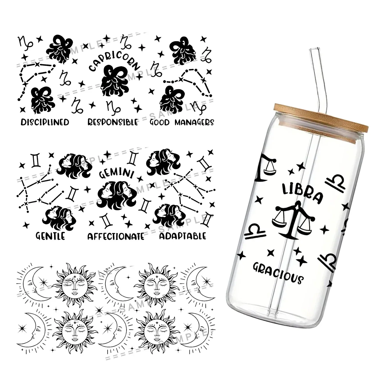 11X24Cm New 12 Horo… - image