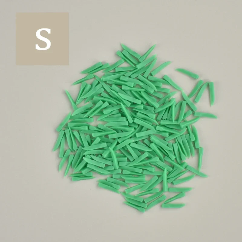 

800Pcs Dental Plastic Wedges Disposable 4Sizes Disposable Dental Consumables Dental Denture Materials