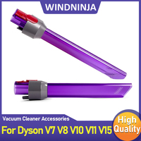 For Dyson V7 V8 V10 V11 V15 Vacuum Cleaner LED Light Pipe Crevice Part Replacement Suction Gap Head Cleaning Tool Accessories