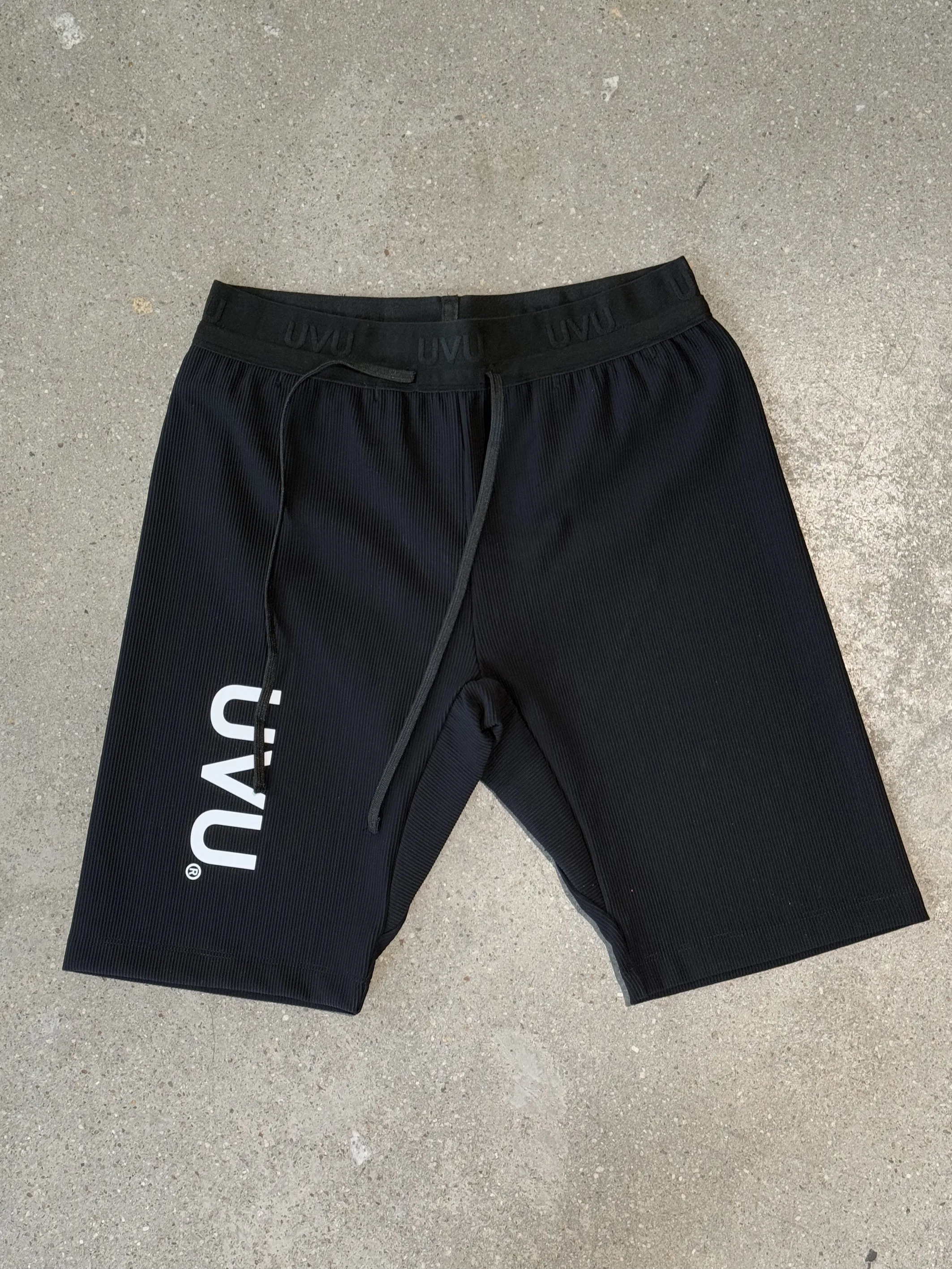 Uvu running fitness high elastic compression leggings quick drying breathable training sports shorts