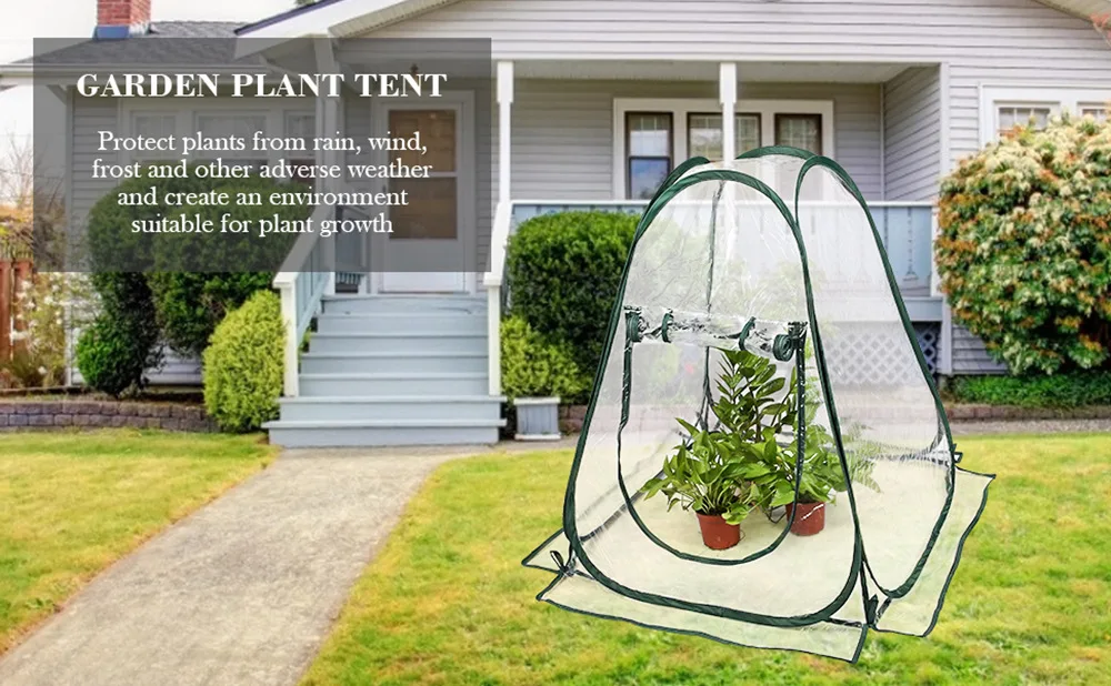 

Pop-Up Greenhouse Cover for Garden Planting, Portable Mini Greenhouse, Tent, Gardening, Potted Flower Plant, Warm Room, Outdoor