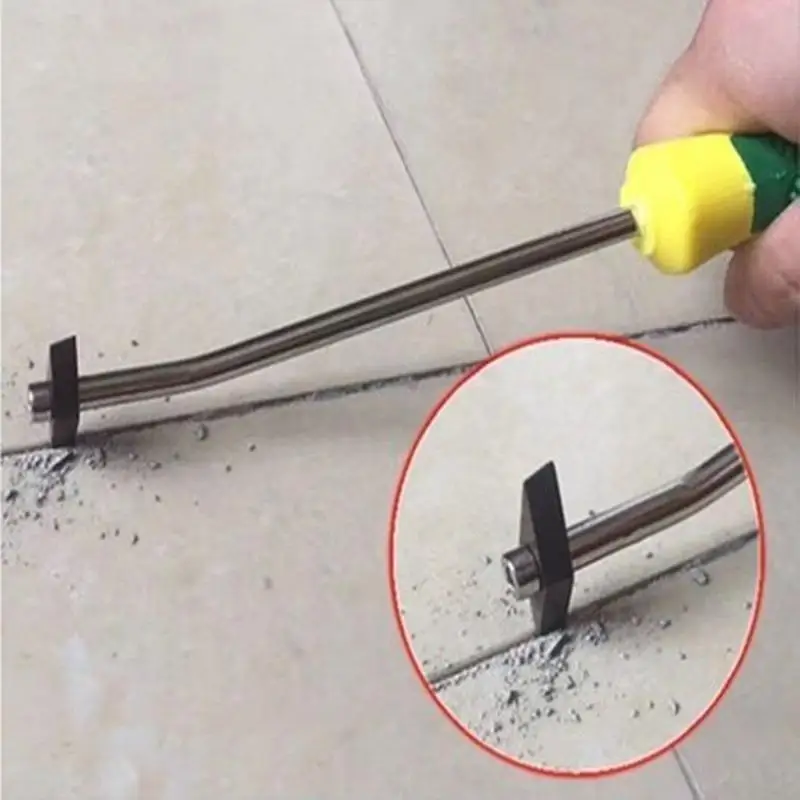 Outil professionnel pour enlever la coulis des carreaux en céramique, foret en acier tungstène pour nettoyer les joints de sol et de mur, outils manuels pour nettoyer le ciment