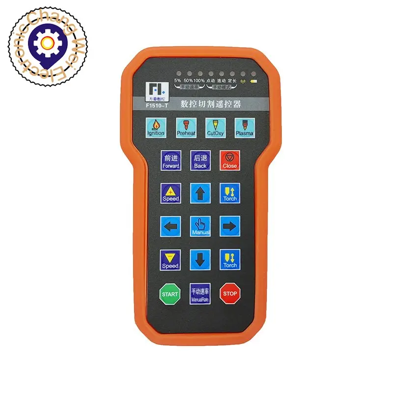 Mando a distancia inalámbrico de Plasma CNC, F1510-R + F1510-T, F2100B, F2100T, F2300A, F2300B, F2300AT, F2500B, último sistema de control