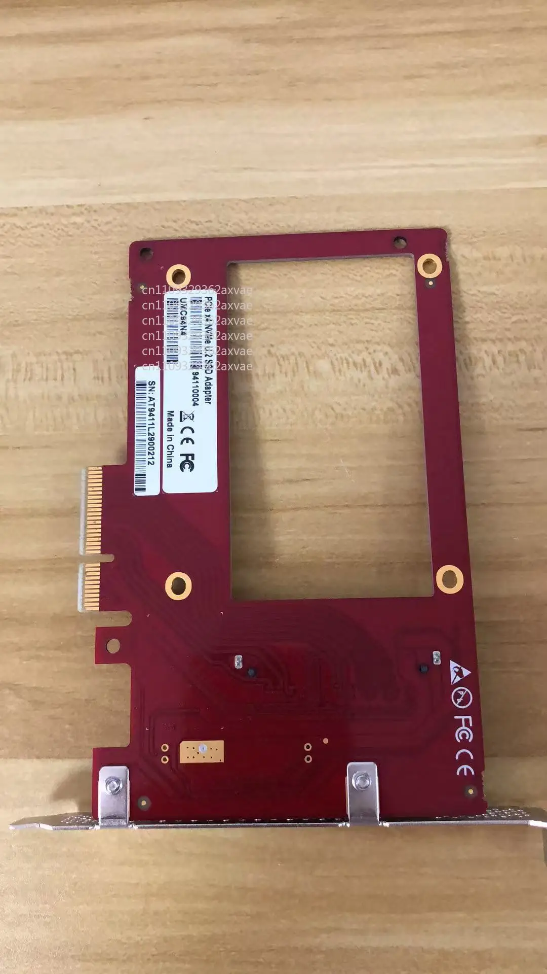 U2 adapter card U.2 adapter card SFF8639 interface to PCIe 3.0X4 hard disk adapter card for Intl P4800X P4610 P4510
