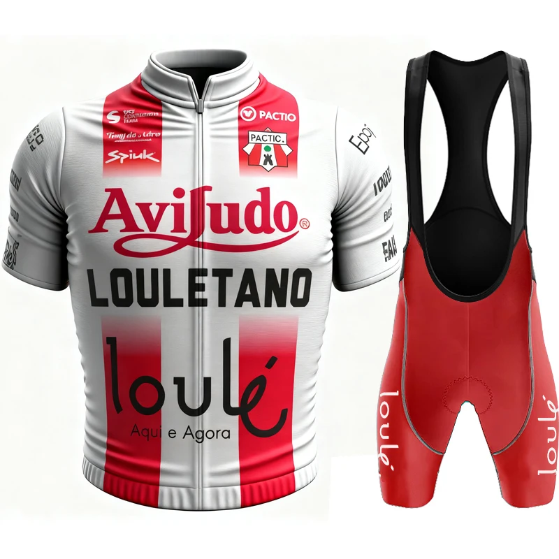 

Cycling Uniform Clothing Man Wear Men's Bicycle Aviludo - Louletano - Loulé Mtb Mountain Bike Clothes Jersey Jerseys Male Pants