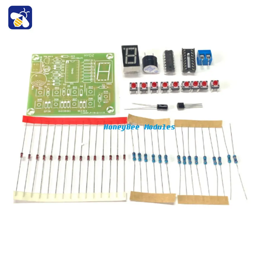 (loose parts) CD4511 eight-way digital display transponder kit 8-way Skills competition Electronic teaching and training DIY