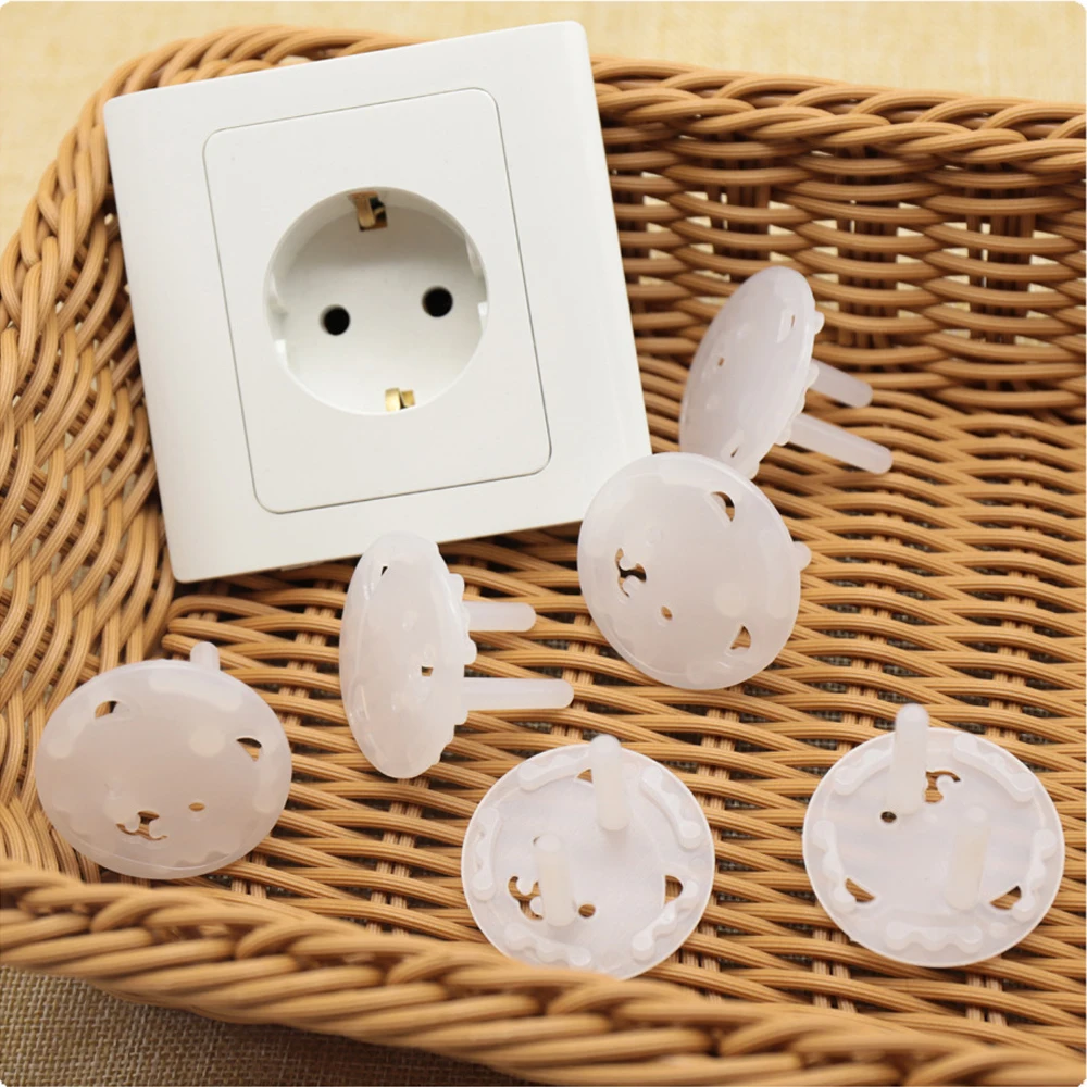 1-8pcs Socket Protection for Baby Care Safety Electric Socket Outlet Plug Kids Socket Plastic Security Locks Against Electric