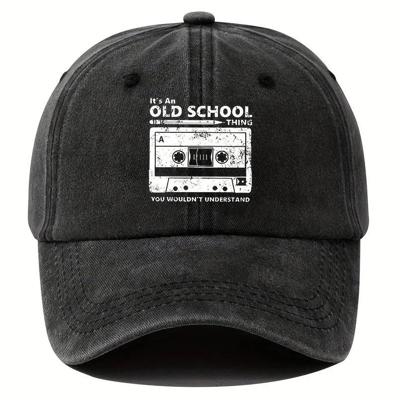 

1pc Vintage Dad Trucker Baseball Cap | Retro Washed Soft Top, Adjustable for Men & Women