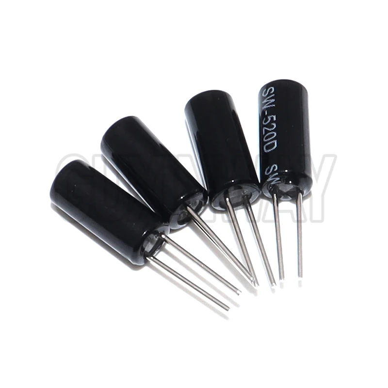 10PCS 5.2 * 11.5 Angle Switch Tilt Switch SW-520D SW520D Vibration Switch Ball Switch