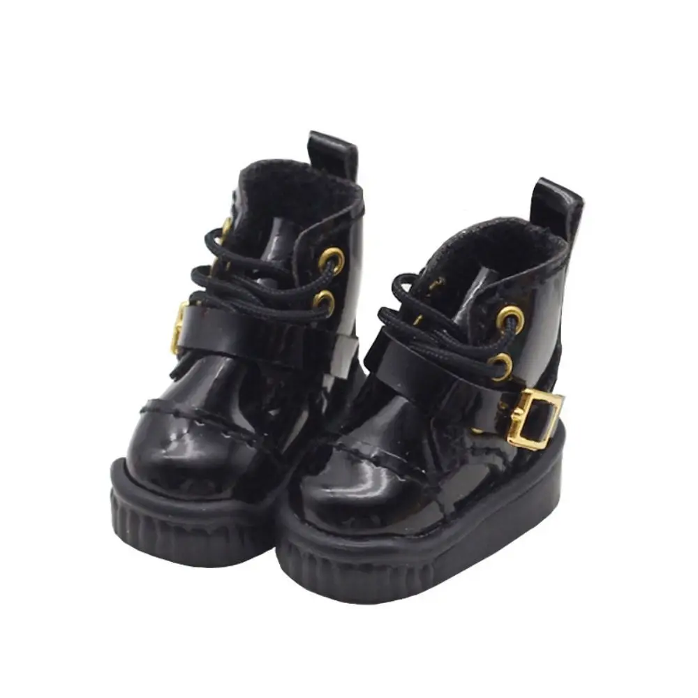 Preciosos zapatos de muñeca OB11 de alta calidad, Mini zapatos informales de cuero para muñeca Bjd 1/12, botas de muñeca Bjd de cuero PU GSC 1/12, muñeca Blyth media