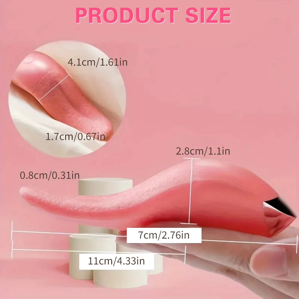 Realistic Tongue Licking Vibrator For Women Clitoris Stimulation Blowjob Female Orgasm Sex Machine Adult Sex Toys For Women Hot #4