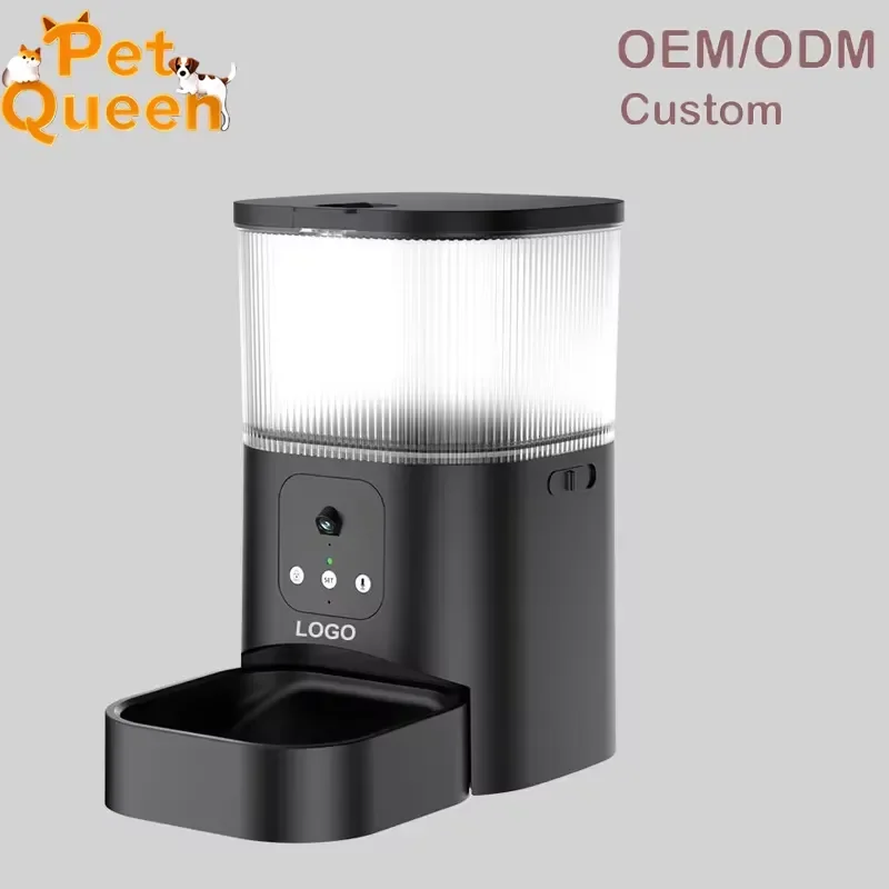 OEM Automatic Pet Feeder for Bulk Order Custom Logo MOQ 1 pcs Rechargeable Battery Waterproof Dual Voltage