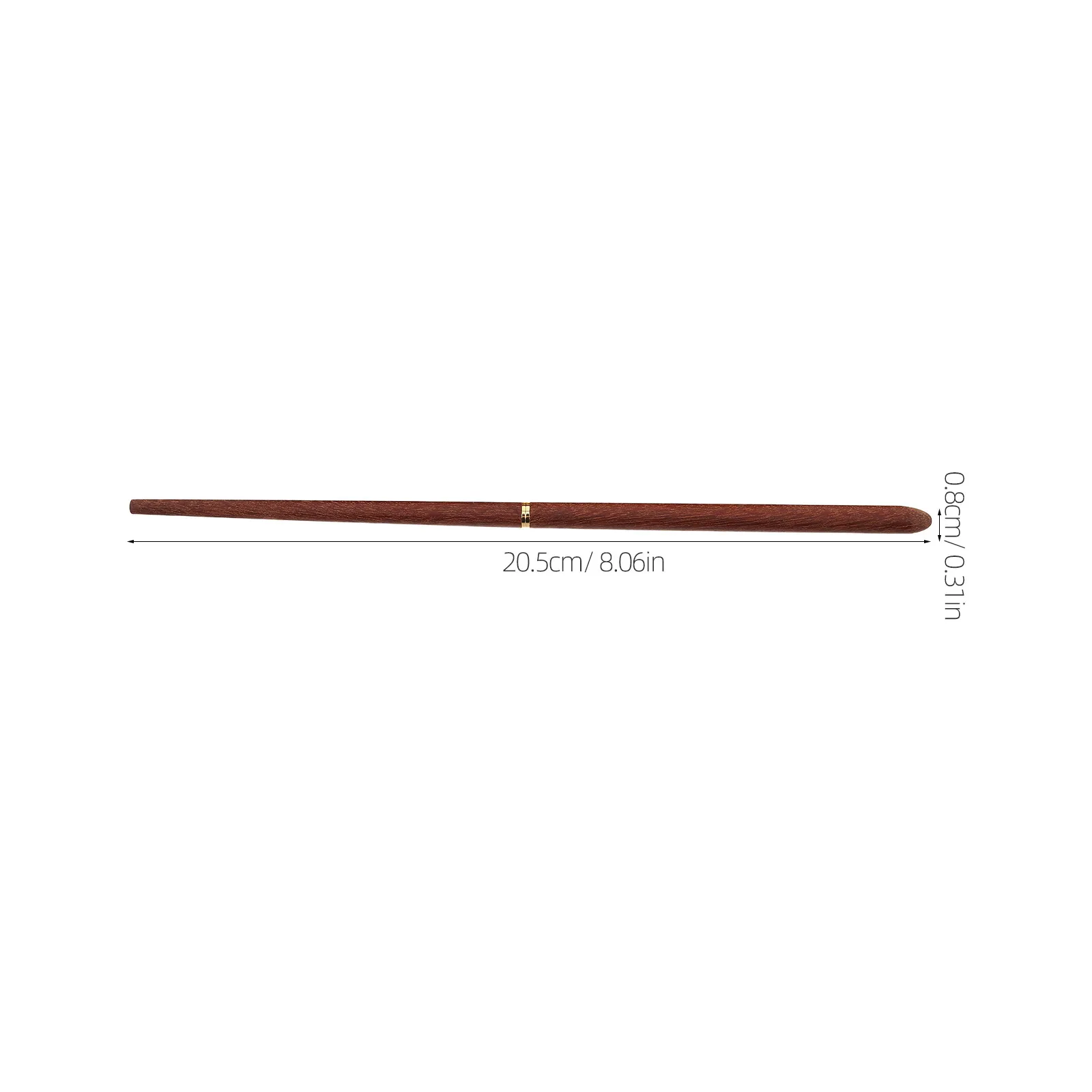 Foldable Portable Chopsticks Aluminum Shell Wooden Lightweight Compact for Outdoor Camping Travel Picnic Reusable view 4