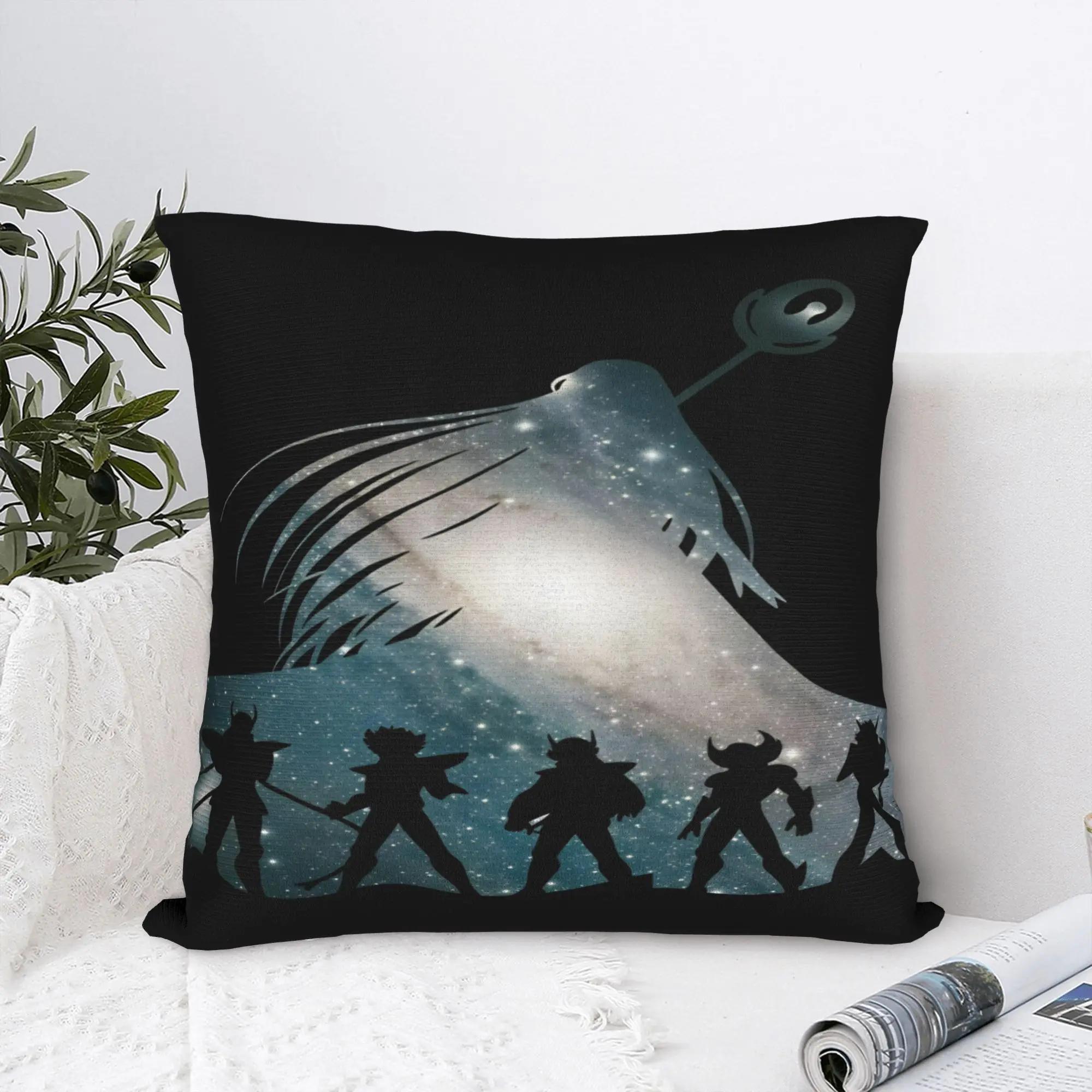 Saint Seiya Knights Z-Zodiac  Pillow Case  Design Pillow Cover Funny Pillowcases For Sofa Home Decor