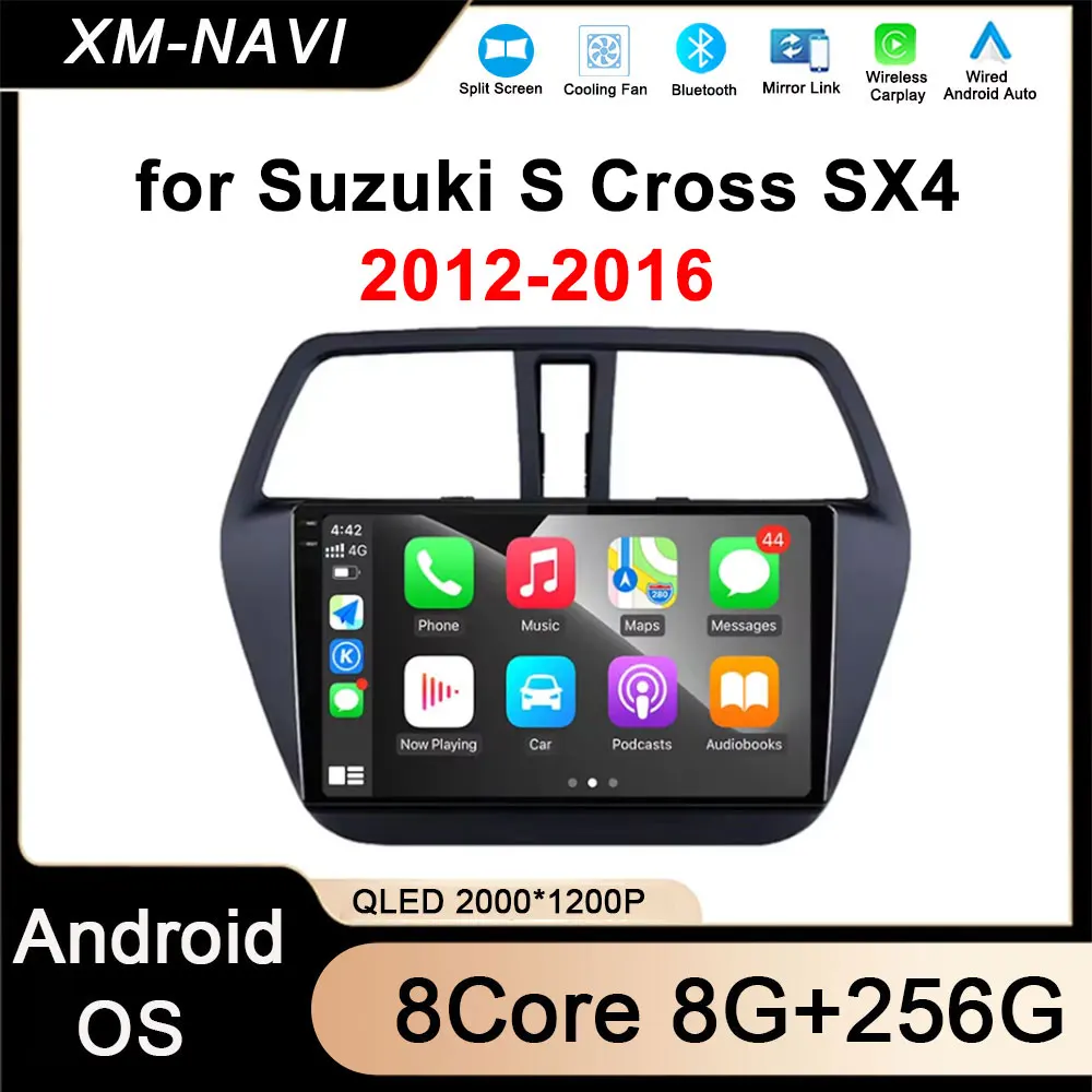 

Android Auto Car Radio Stereo for Suzuki S Cross SX4 2012-2016 4G Multimedia Video Player Stereo GPS DSP Carplay No 2din DVD