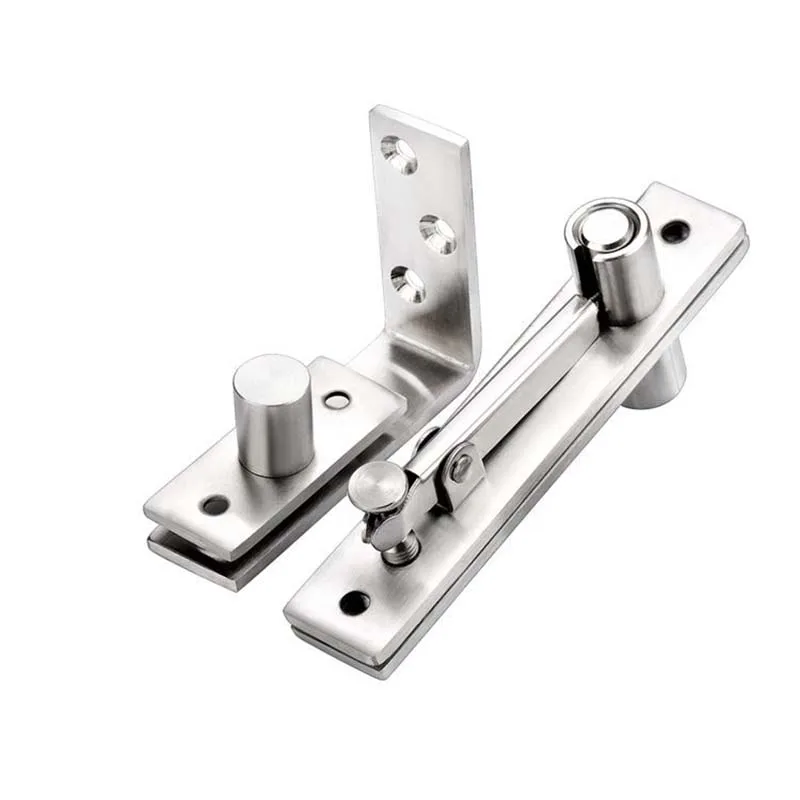 

Stainless Steel 360 Degree Rotary Shaft Wooden Door Upper Lower Hinge Positioning Door Shaft Hidden Rotary Shaft Thickened Hinge